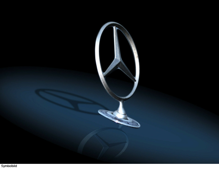 Über Nacht: Stern von Mercedes abgebrochen