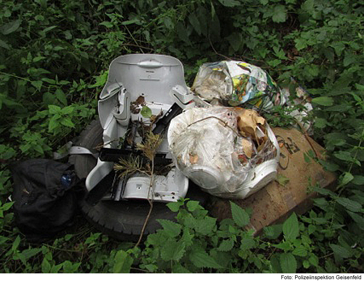 So eine Sauerei: Müll in Natur entsorgt