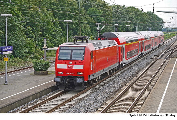 Schienenersatzverkehr zwischen München und Nürnberg