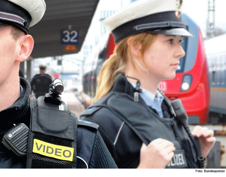 Bundespolizei erprobt mobile Körperkameras
