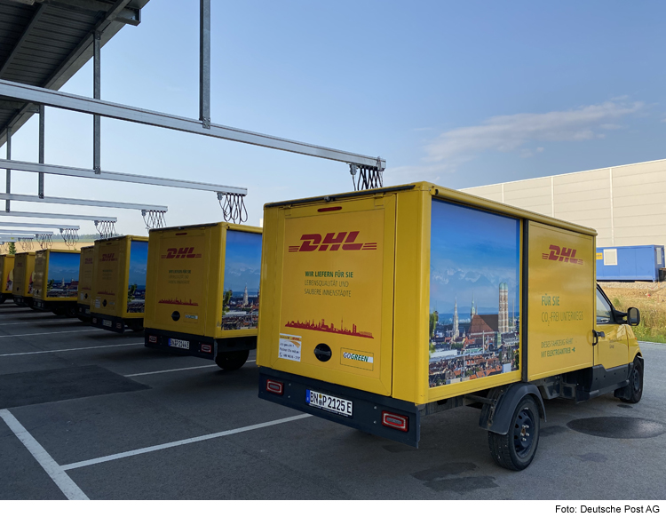 Deutsche Post DHL stellt rund um Erding überwiegend CO2-frei zu