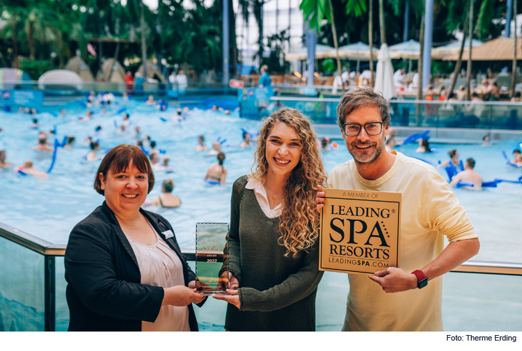 Hotel Victory Therme Erding gewinnt den Leading Spa Award 2022
