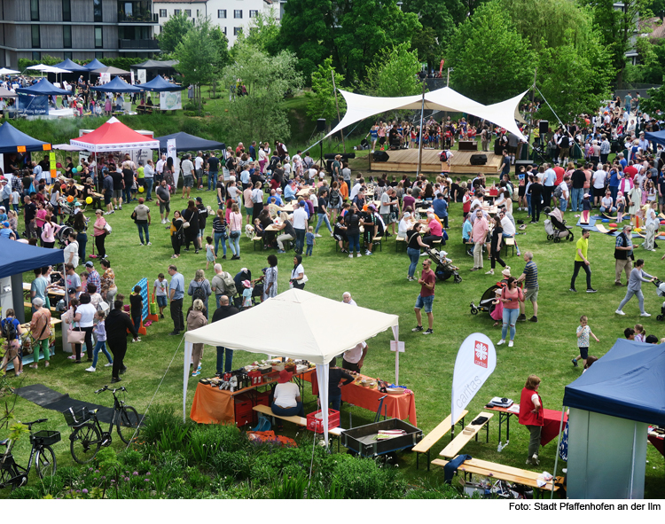 Festivalstimmung beim Neubürgerfest im Bürgerpark