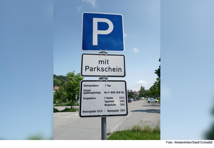 Parktarif in Eichstätt wird umgestellt 