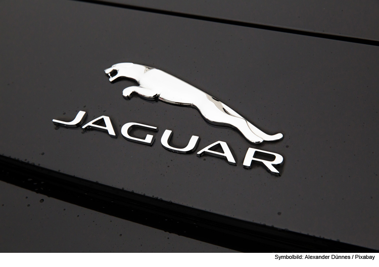 Jaguar muss nach Schleuderfahrt abgeschleppt werden